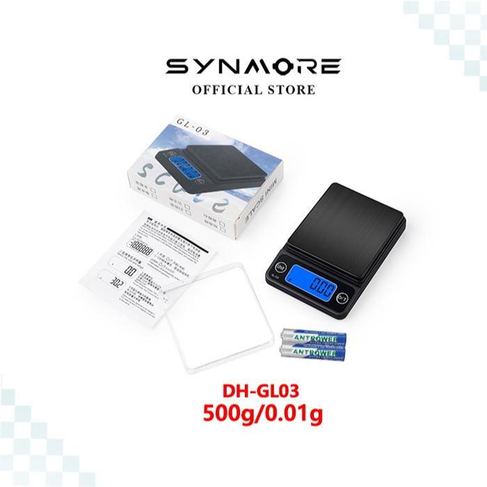 Gambar Synmore Timbangan Emas Mini Digital 500 Gram / 0.01 Gram Saku Perhiasan Pocket Scale - 500g/0.01g-Baterai dari Synmore Official Store undefined Tokopedia