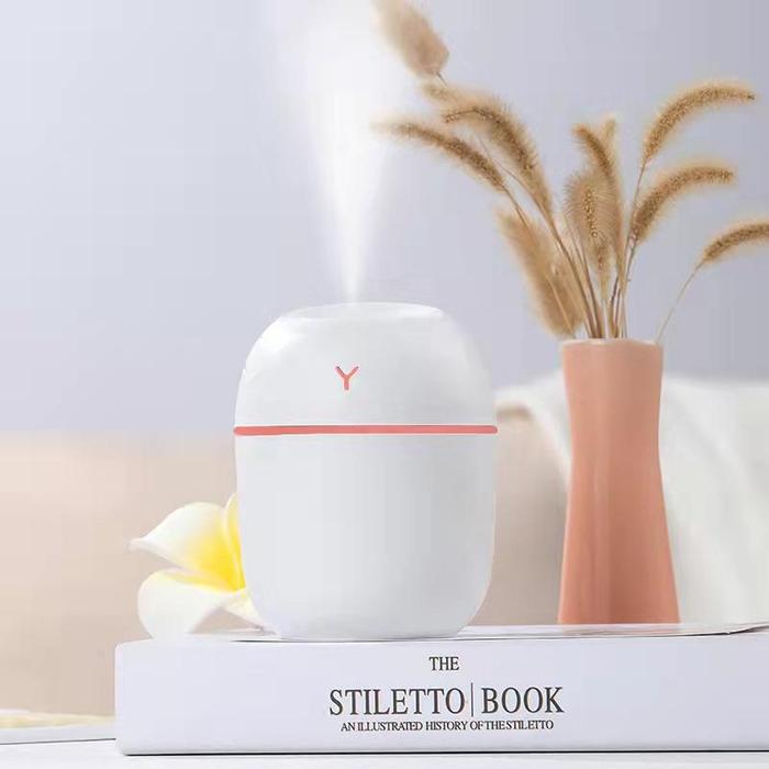 Gambar (+ Oil) Mini Humidifier 220ml Difuser Aromaterapi Ultrasonic Humidifier Aroma Essential Oil not Young Living - Putih, No Oil dari Gadgeteers undefined Tokopedia