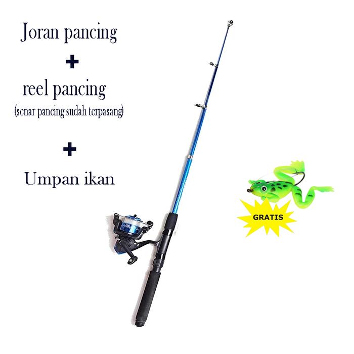 Gambar LUCKY MAN joran carbon solid joran pancing full set pancing 1 set joran 1 set lengkap pancing casting 1 set lengkap murah - 0.8M  Biru dari Lucky Man 03 TK undefined Tokopedia