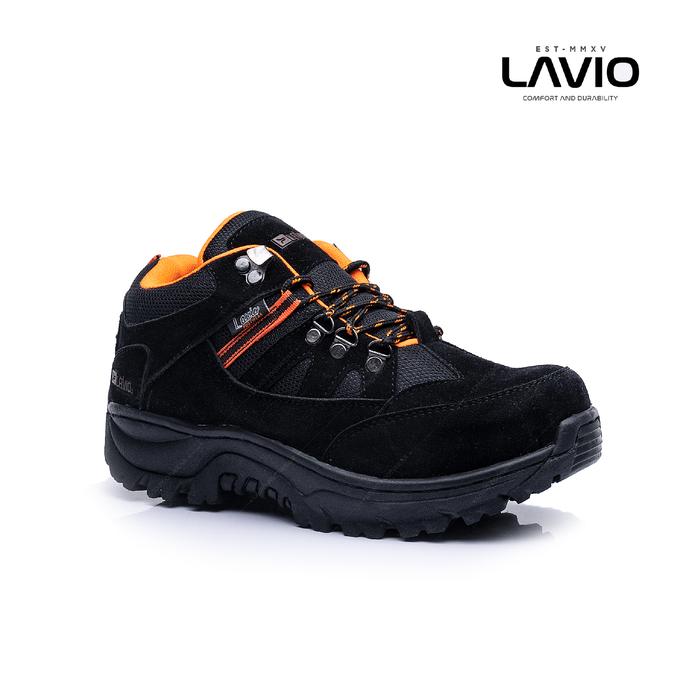 Gambar Pre Order Lavio Sepatu Pria Safety Boots High Premium Quality lavio Geneva Booster Mood Hiking Proyek Outdoor Touring cod 35-38 - HITAM, 36 dari Lavio Footwear undefined Tokopedia
