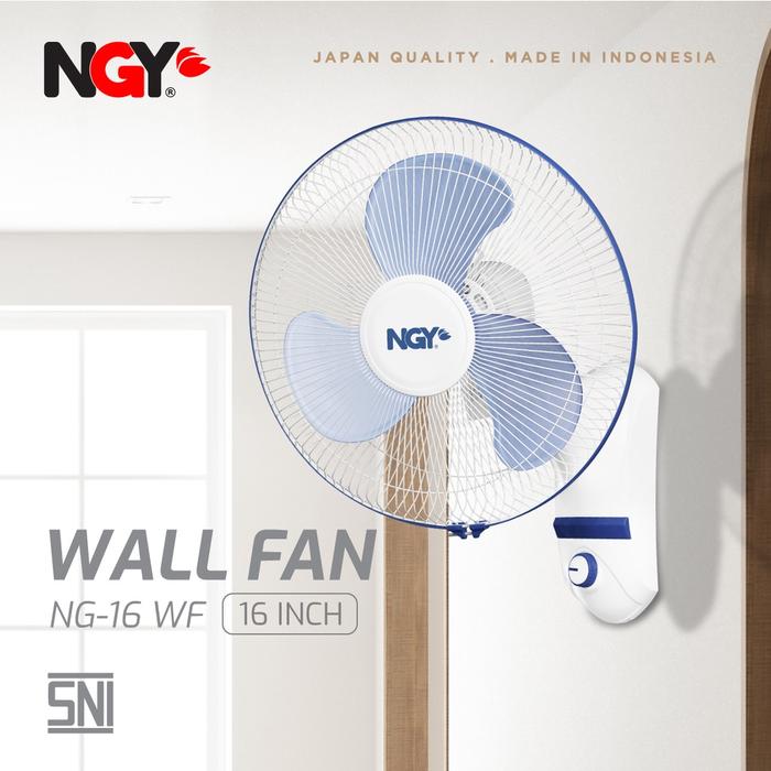 Gambar Kipas Angin Dinding NAGOYA (Wall Fan) 16in - NG16WF TERLARIS - Putih dari Samasta Mart undefined Tokopedia