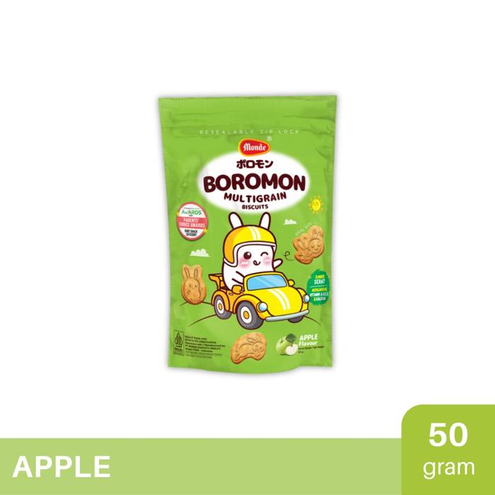Gambar Monde Boromon Multigrain Biskuits / Cookies 50g - Apple dari dunia susu bayi undefined Tokopedia