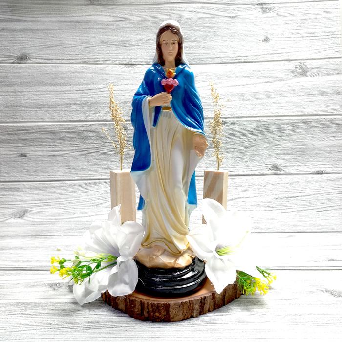 Gambar Patung Bunda Maria Katolik 30 cm/Patung Bunda Maria Hati Kudus dan Patung Maria Lourdes - Maria Hati Kudus dari TOKO ROHANI KATOLIK BENITO undefined Tokopedia