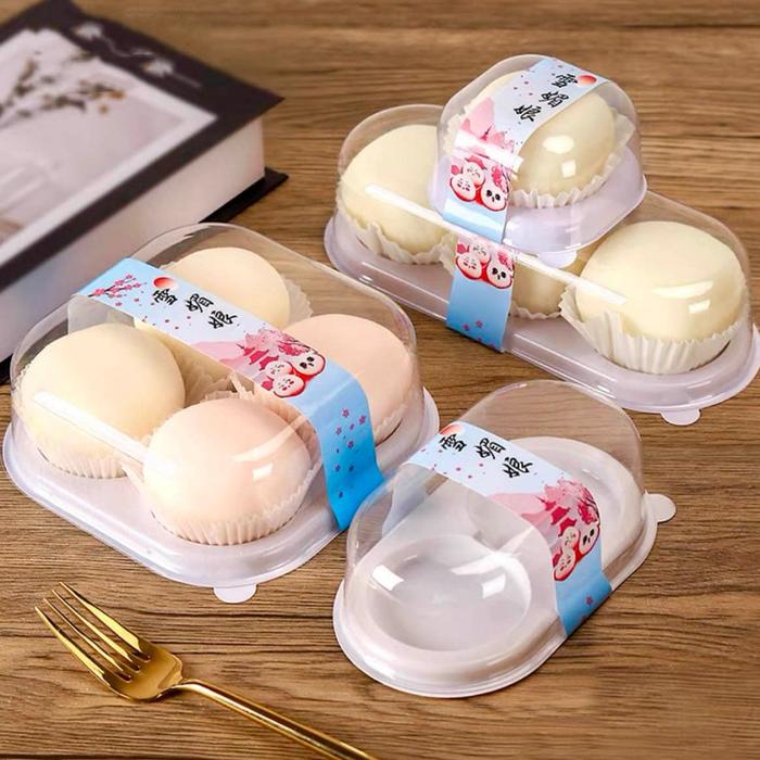 Gambar [10 PCS] Mika Mochi PUTIH / Kotak Mika Mochi Box Isi 1, 2, 3 dan 4 / Mika Pie Buah Pie Susu - Mika Mochi Isi 1 dari juraganpackaging.id undefined Tokopedia