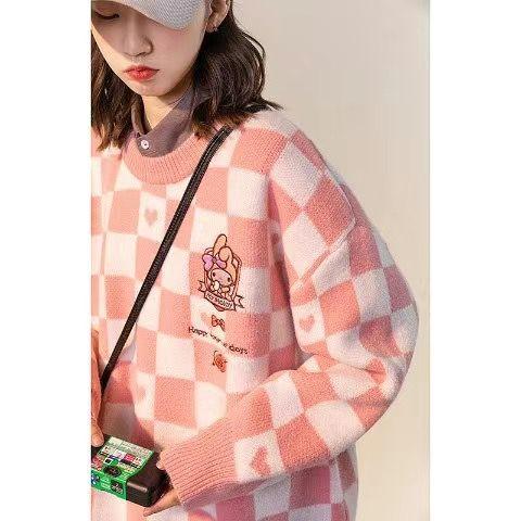 Gambar IMPORT SANRIO KIDS WOMAN KNIT SWEATER OVERSIZED JAPAN KOREAN STYLE BAJU HANGAT JAKET RAJUT WANITA MUSIM DINGIN dari Winter Sonmul선물 undefined 5 Tokopedia