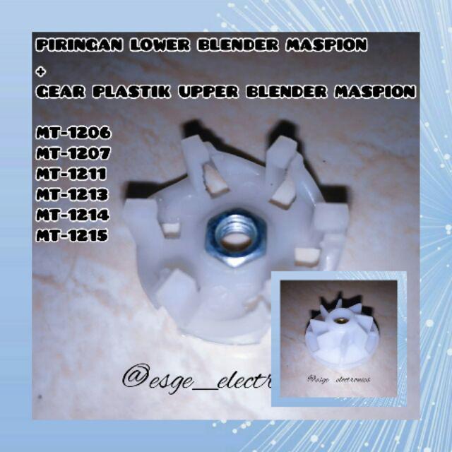 Gambar ORIGINAL KONEKTOR LOWER BLENDER MASPION GIGI GEAR BLENDER MASPION MT 1206 MT 1207 MT 1211 MT 1213 - Lower+Upper, Maspion dari esge electronics undefined Tokopedia