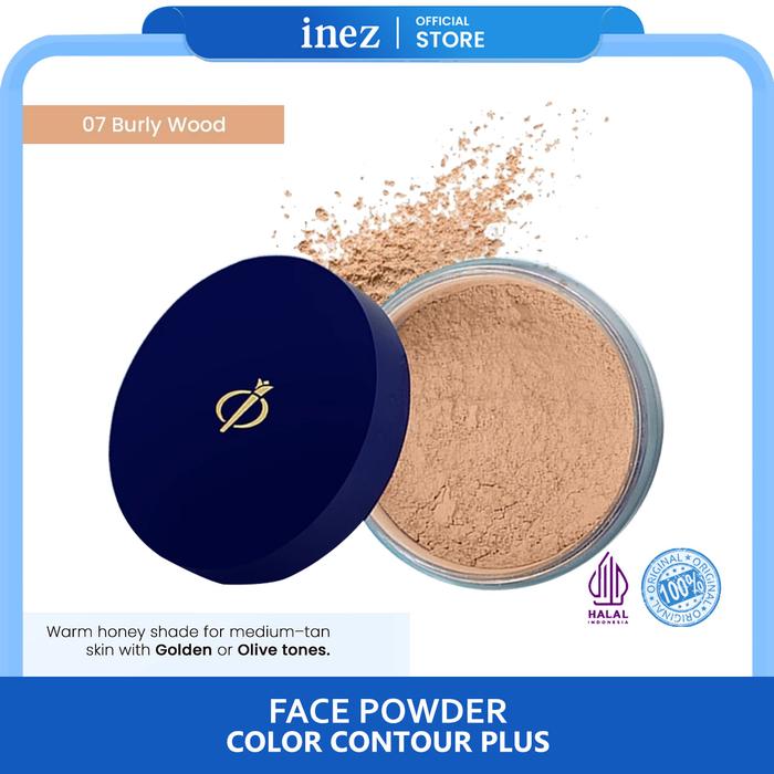 Gambar INEZ Face Powder 07 Burly Wood Bedak Tabur Inez no 7 Color Contour Plus Wajah Oily Berminyak dari INEZ Cosmetic Official Store undefined Tokopedia