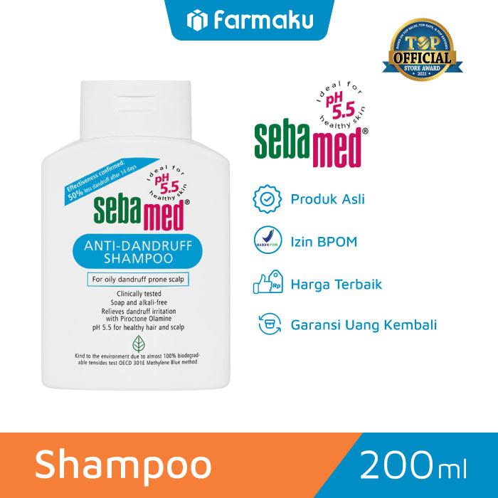 Gambar Sebamed Anti Dandruff Shampoo 200 ml Cleansing Sampo Ketombe Conditioner dari Farmaku undefined Tokopedia