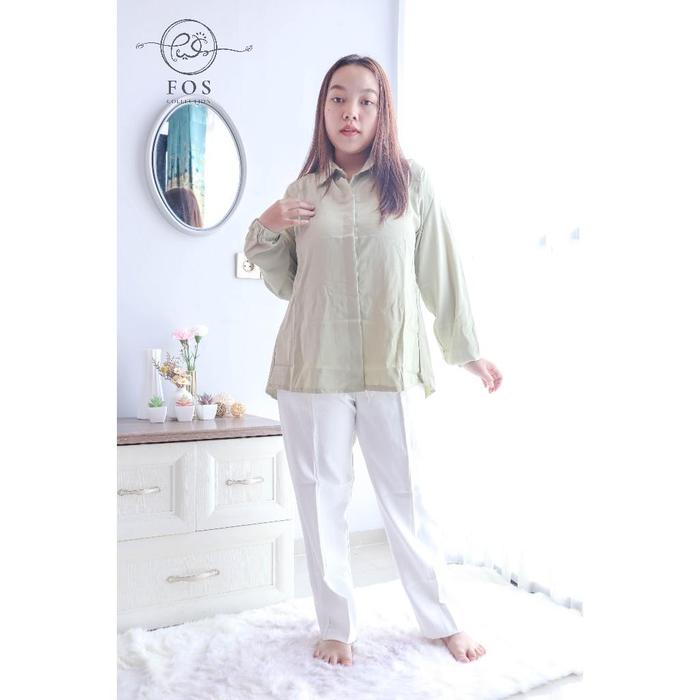 Gambar Fos Collection - Fani - Baju Wanita Atasan Daily Outfit - Lime dari Fos Collection Indonesia undefined Tokopedia