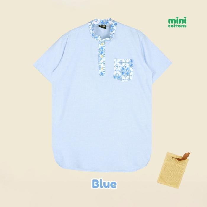 Gambar Minicottons Kemeja Batik Kemeja Koko Kembar Dewasa - Blue, S dari Minicottons Indonesia undefined Tokopedia