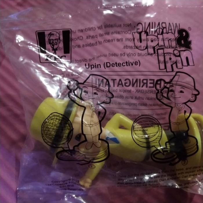 Gambar Mainan Upin Ipin Mail Fizi Jarjit Kfc MCD - detektif upin dari TukuTuku Storee undefined Tokopedia