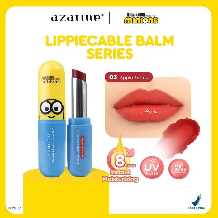 Gambar Azarine Tinted Lippiecable Balm Series 3.5g Lip Balm Moisturizing Long Lasting Extra Lightweight with UV Filter - 03. Apple Toffee dari CV. ANUGRAH JAYA BEAUTY_NEW undefined Tokopedia