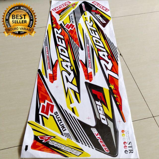 Gambar striping Suzuki raider SATRIA FU facelife 2014-2015 VARIASI THAILAND THAILOOK MOTHAI  Kualitas terbaik - NO. 1, SUDAH D CUTTING dari Cahaya variasi undefined Tokopedia
