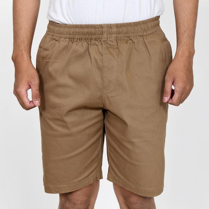 Gambar Boardshort Celana Pendek Pria Santai, Super Soft Katun Twill Premium Pinggang Karet Elastis (LEZAHRASIGNATURE) Size M-L-XL-XXL - CAPPUCINO, M dari LEZAHRASIGNATURE undefined Tokopedia