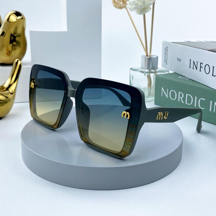 Gambar [Paket Kotak & Lap] Kacamata Hitam Uv400 Kacamata Wanita Sunglasses Kacamata Cewek Kacamata Fashion  eyewear Mu lensa - Hijau dari Yanke Kacamata undefined Tokopedia