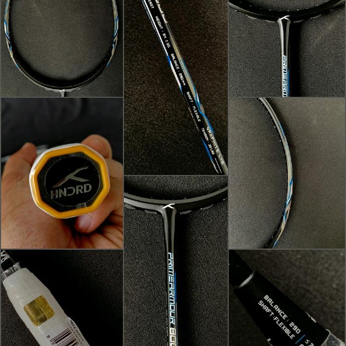 Gambar [32 Lbs] ORIGINAL Raket Badminton HUNDRED [ Free Tas, Kaos, Senar Lining & Hand Grip ] - black dari BirruStore354 undefined Tokopedia