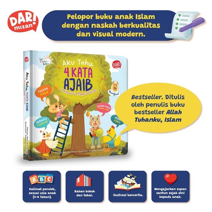 Gambar Aku Tahu 4 Kata Ajaib: I Know 4 Magic Word Bilingual Mizan GreatKiddos dari GreatKiddos undefined Tokopedia