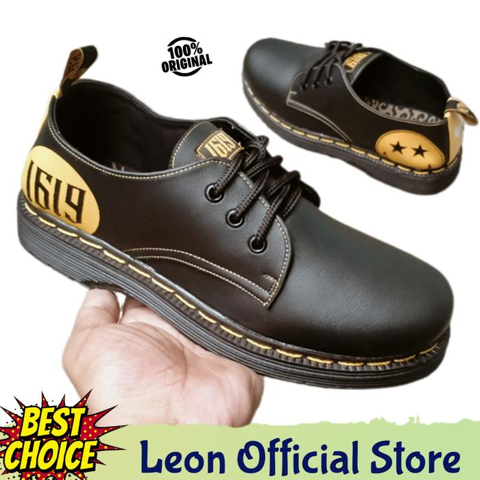 Promo Sepatu Dr Martens Pantofel Formal Pria Docmart Smile 1619 - Main Image