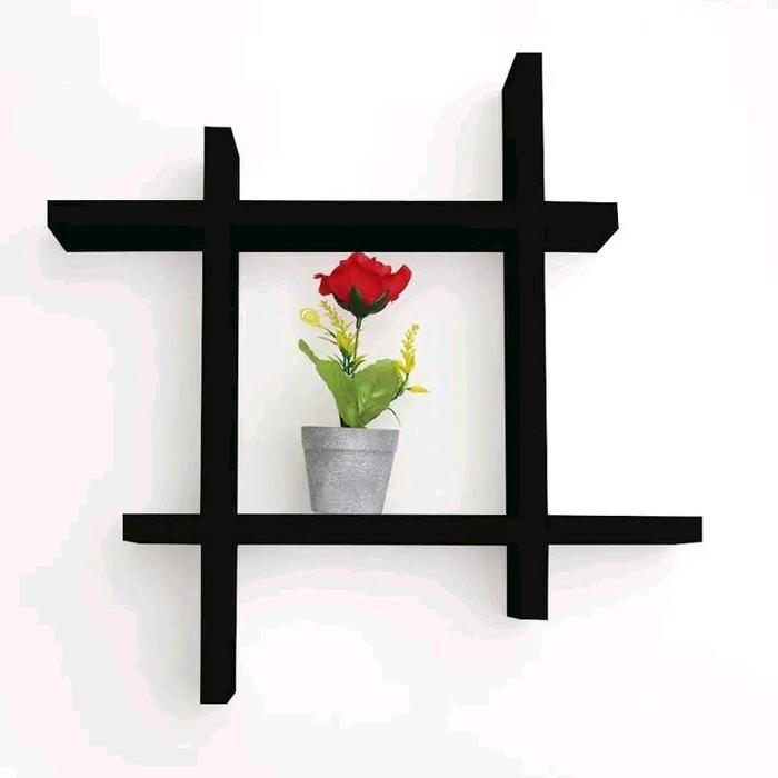 Gambar kamar Hiasan Rak dinding Model Tagar Dipasang di Dinding Minimalis aesthetic Ambalan tahan noda kait & rak hemat ruang ruang belajar - Hitam dari Yumna amaliashop undefined Tokopedia