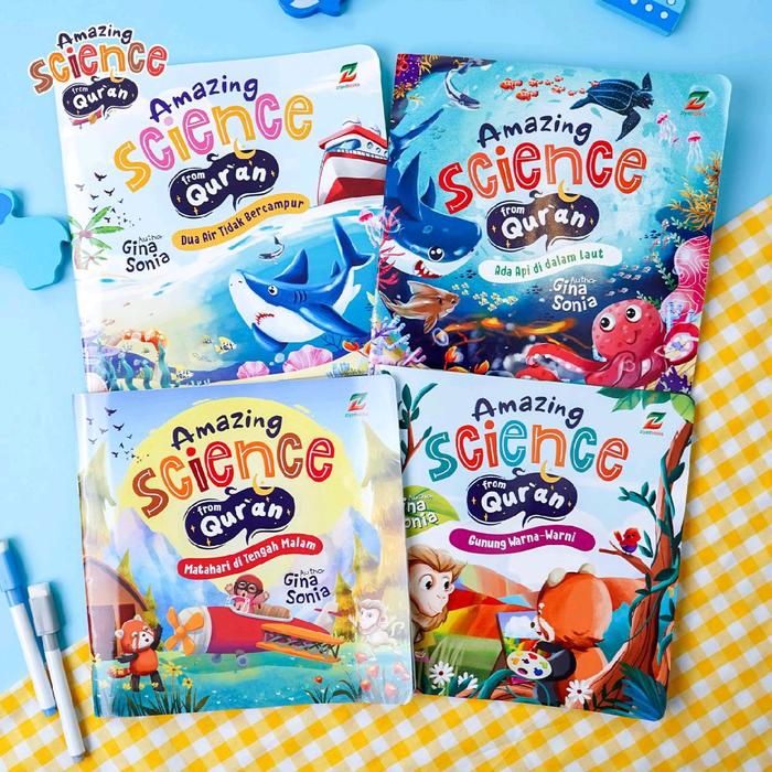 Gambar Serial Amazing Science from Qur’an - Buku Cerita Fabel Islami dengan 4 Cerita dan Kutipan Ayat Al-Qur’an Books dari mainanedukatifanak undefined Tokopedia