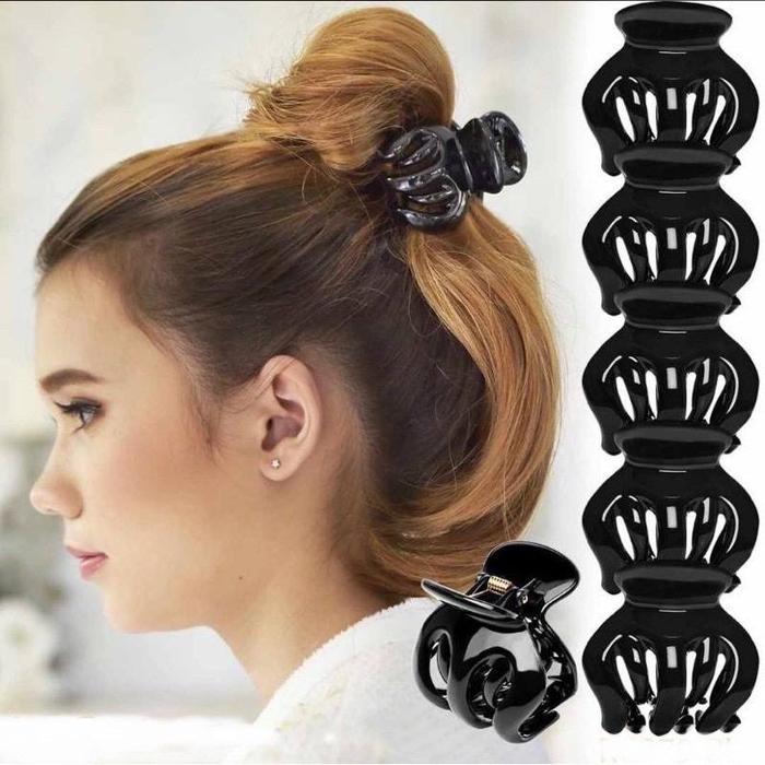 Gambar [TR] 12pc Jedai Warna Jepitan Rambut 5cm Jepitan Jedai Bangkok Wanita Clips jedai Plastik - 5 cm isi 12 Pcs dari tararengkiu.id undefined Tokopedia