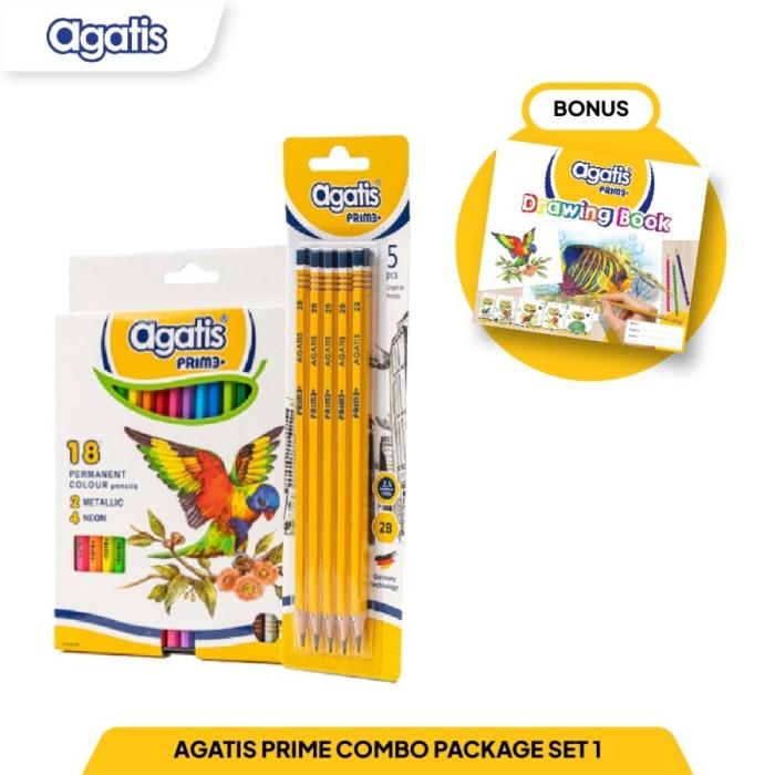 Gambar Paket Alat Tulis/Stationery Set/ Paket Mewarnai Agatis Prime Combo Set 1 dari Asaba Stationery undefined Tokopedia