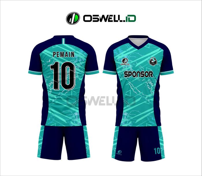 Gambar Baju Jersey Sepak Bola dan Futsal bebas nama punggung logo sponsor [FOOOS013] - ATASAN, XL ANAK dari OSWELL.ID_NEW undefined Tokopedia