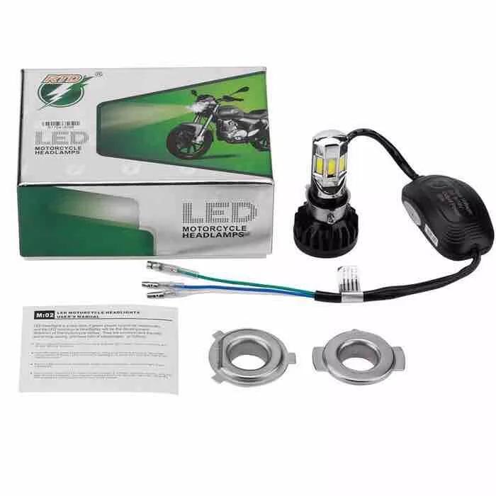 Gambar LAMPU LED MOTOR H4 H6 35 WATT RTD DOPCLED BOHLAM MOTOR 6 SISI M02E RTD RAYTON NEW ICE BLUE YELLOW - BLUE dari Queen jaya motor_NEW undefined 5 Tokopedia