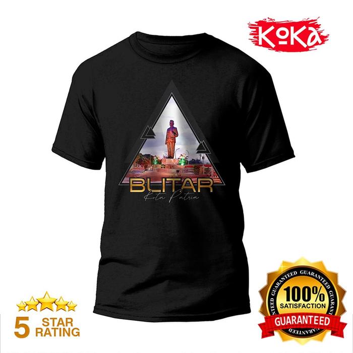 Gambar T-Shirt Distro Premium KOTA PATRIA Kaos Khas BLITAR - BLT5 Kaos Anak dan Dewasa Cewek Cowok Katun Combed Lembut Fashion - Lengan Panjang, XXL dari KOKA Kangkaos undefined Tokopedia