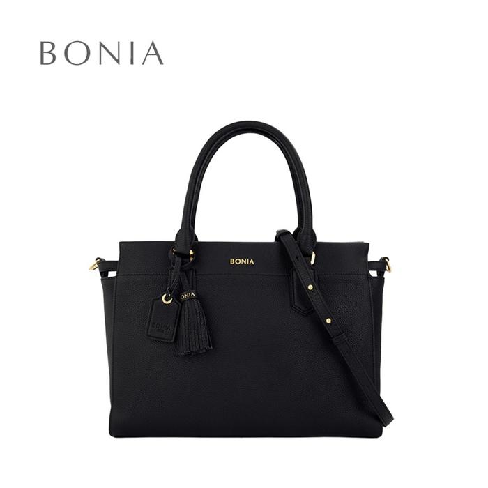Bonia Pure Large Tote Bag Black SIZE di Bonia Indonesia Tokopedia