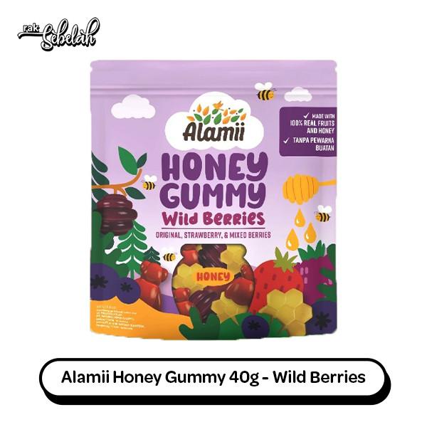 Gambar Alamii Honey Gummy Wild Berries 40g - Less Sugar | Immunity Booster | Permen Sehat | Easy Chew Gum dari Rak Sebelah undefined Tokopedia
