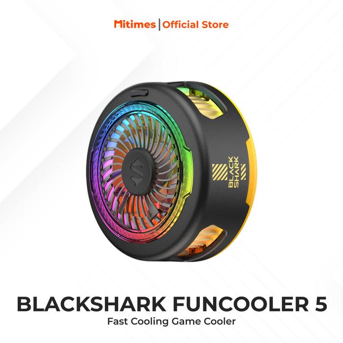 Gambar Black Shark FunCooler 5 Gaming Gears Pendingin Ponsel for Gamer dan Streamer Pendingin Super Cepat Hingga -35C With RGB Lighting Effects Type-C Plug and Play support Magnetic - Black dari MITIMES Kota Administrasi Jakarta Timur Tokopedia
