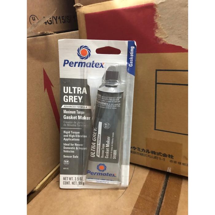 Gambar Permatex Ultra Grey Rigid High-Torque RTV Silicone Gasket Maker dari budimakmurjaya undefined Tokopedia