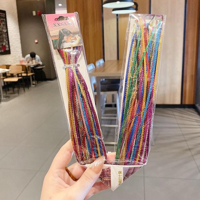 Gambar TALI KEPANG RAMBUT WARNA-WARNI ANAK / AKSESORIS HIASAN RAMBUT ANAK PEREMPUAN / RAINBOW / WARNA WARNI / JEPITAN Fashion - Slate dari Mysterygirl.id undefined Tokopedia