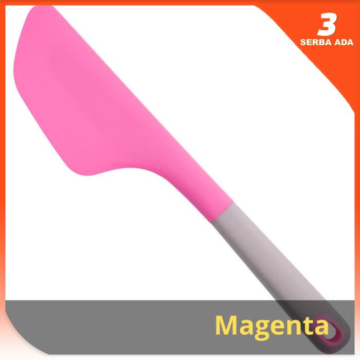 Gambar Spatula Jumbo / Spatula Silikon Jumbo / Spatula Silikon Ukuran Besar / Spatula Silicone Jumbo / Pengikis Silikon - Magenta dari Serba Ada 3 undefined Tokopedia