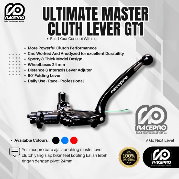 Gambar MASTER REM RACEPRO GT1 MASTER BRAKE PUMP GT1 MASTER REM KANAN RACEPRO GT1 SET KOPLING KIRI GT1 . - GT1 KIRI ONLY HITAM dari MAKMUR JAYA SHOP1718 undefined Tokopedia