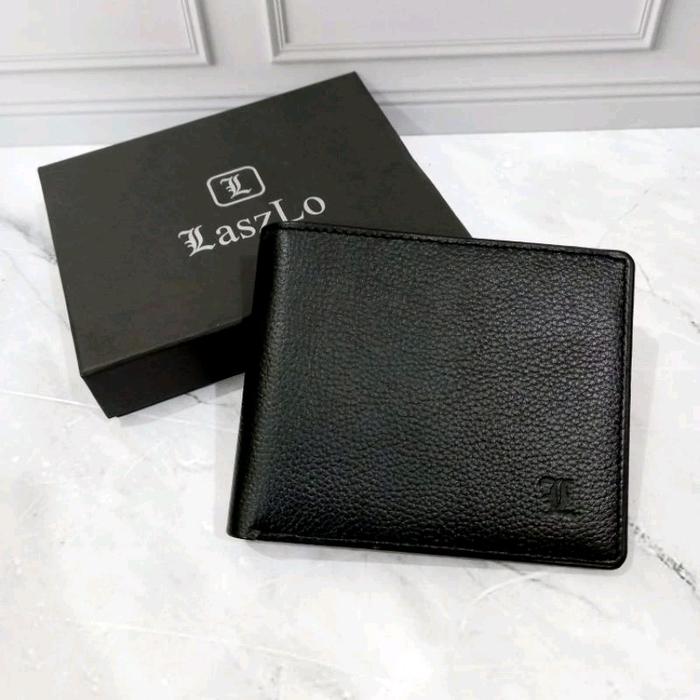 Gambar Dompet kulit pria kulit asli motif jeruk slot foto Laszlo LZ221L Genuine Leather Kartu - Black jeruk dari Fiorenza Bags Kota Administrasi Jakarta Pusat Tokopedia