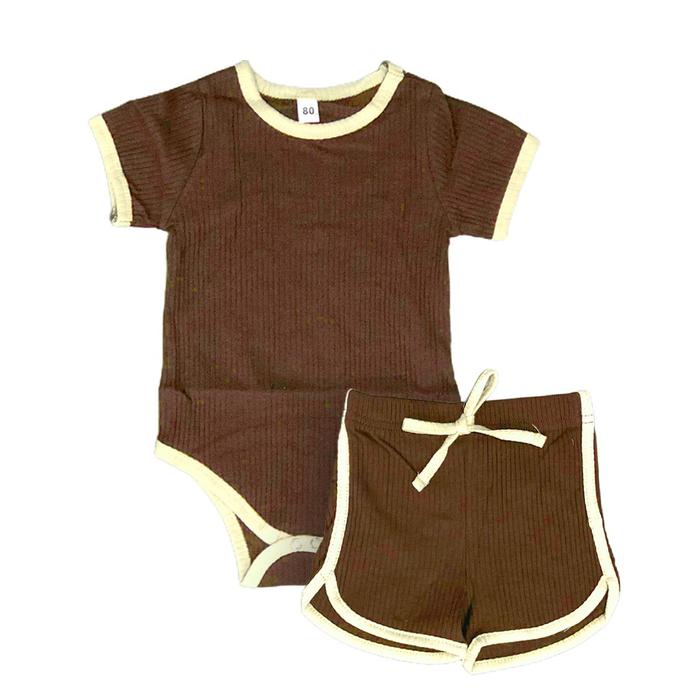 Gambar MemoryLife - Julius Bodysuit Set | Setelan Bodysuit Anak Premium - Cokelat Muda, 80 dari MemoryLife Shop undefined Tokopedia