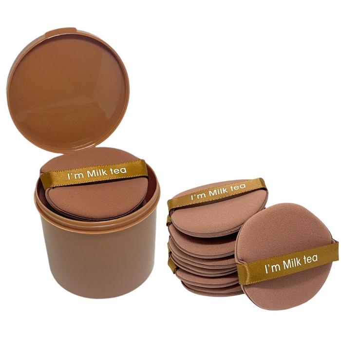 Gambar LuxeBag Spons Make Up Isi 5 Pcs Sponge Bedak Cushion Set Spons Beauty Blender 7 In 1 R1145 - ROUNDCOFFEE dari LUXEBAG Store undefined Tokopedia
