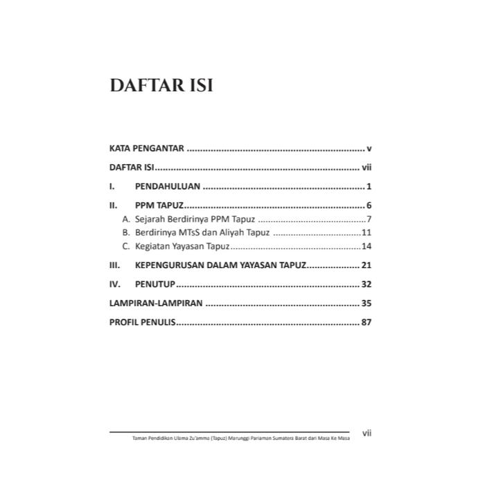 Gambar 2 - Pondok Pesantren Modern Taman Pendidikan Ulama Zu’amma (Tapuz) Marunggi Pariaman Sumatera Barat Dari Masa ke Masa
