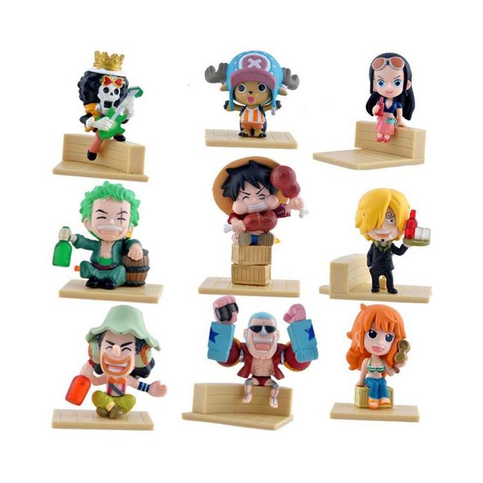 Gambar Action Figure One Piece 9 PCS Figur Aksi One Piece PVC desain mini - Model 59 dari Dee-fastdelivery undefined Tokopedia