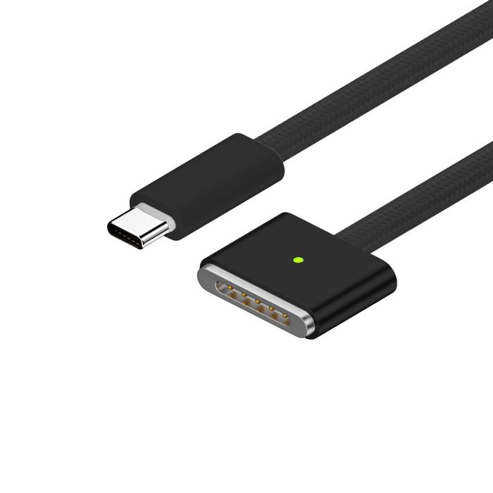 Gambar iLeader Kabel Charger Magsafe 3 untuk Macbook Air Pro M1 M2 M3 M Series Magnetic Cable 140W Fast Charging 200cm - Black dari iLeaderOfficialStore undefined Tokopedia