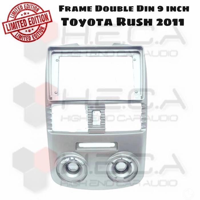 Gambar Frame 9" TOYOTA RUSH / TERIOS 2011 Double Din Head Unit Android 9 inch - frame dari High End Car Audio HECA undefined Tokopedia