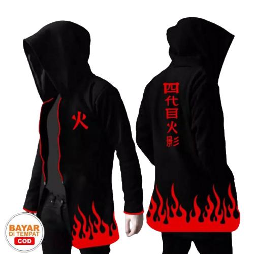 Gambar Hoodie Jubah Anime Akatsuki Clan - Sweater Jubah Anime Naruto Kakashi Sharingan Jaket Polos Musim dingin - API, M dari Bandung Clothing Collection undefined Tokopedia