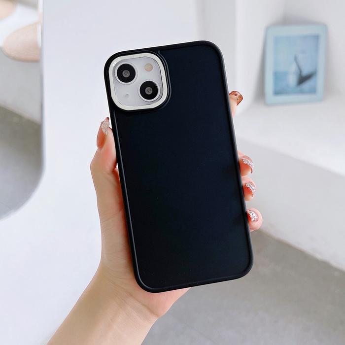 Gambar CASE Warna Solid Sederhana dan Mewah iPhone 7 8 6 6 S Plus 11 13 12 14 15 Pro MAX XR XS MAX 7Plus 8Plus SE 2020 2022 cangkang berlapis listrik - Black, For iPhone XR dari SAMSUDIN Case undefined Tokopedia