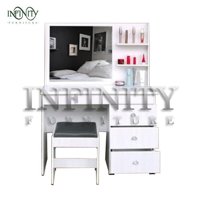 Gambar Meja Rias / Dressing Table MR 526 - White dari Infinity Furniture Kota Tangerang Tokopedia