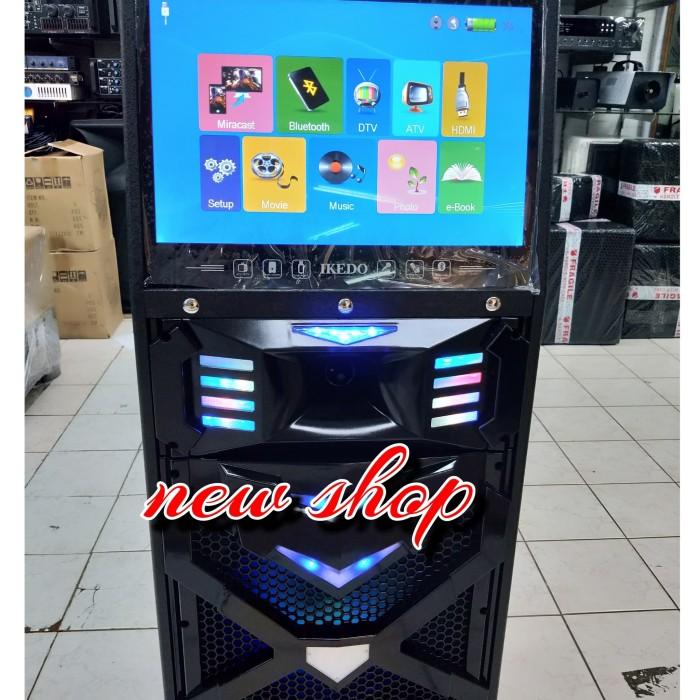 Gambar speaker wireless IKEDO TV LED 16"karaoke player bluetooth dari Alat Rumahku Baru undefined Tokopedia