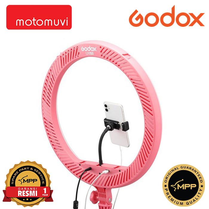 Gambar Godox Ring Light LR 150     . - Merah Muda dari Motomuvi undefined Tokopedia