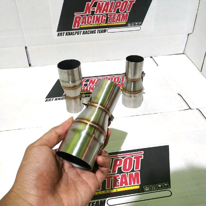 Gambar SLIP ON INLET 38MM KE 50 MM FREE 2 PIR PENGAIT KNALPOT LEHERAN KLX CRF VARIO MIO AEROX - -, - dari KNALPOT RACING TEAM 19 undefined Tokopedia