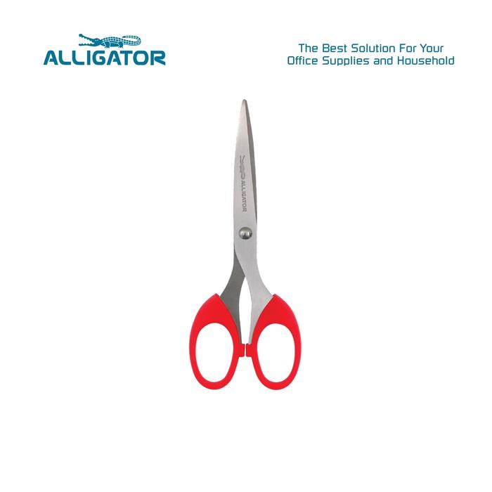 Gambar Alligator Small Scissors Grip - Merah dari Faber Castell Indonesia undefined Tokopedia